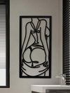 Sculpted Beauty: Personalized Metal Wire Art Painting for Home Decor