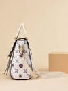 Chic Crown Style Shoulder Bag - Trendy Printed Handbag for Stylish Women