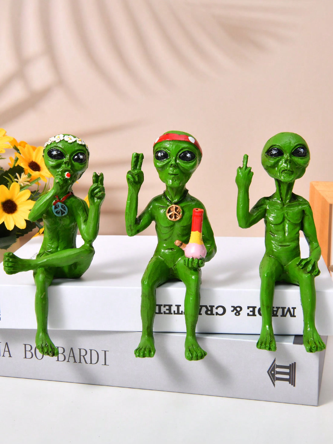Add a touch of interstellar humor to your space-themed decor with our Resin Alien Dwarf Funny Decoration. Made from durable resin, this quirky piece is perfect for adding a playful element to any room. Guaranteed to make you and your guests smile, this decoration is truly out of this world.