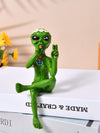 Add a touch of interstellar humor to your space-themed decor with our Resin Alien Dwarf Funny Decoration. Made from durable resin, this quirky piece is perfect for adding a playful element to any room. Guaranteed to make you and your guests smile, this decoration is truly out of this world.
