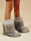 Cozy Chic: Women's Non-Slip Plush Boots with Modern Design