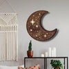 Retro Crafted Moon and Star LED Wall Decor Light: Enhance Your Living Space with Warm White Light Effect