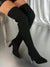 Latest Knitted Boot: Classic and Luxurious Women's Knee-High and Over-the-Knee Boot for Autumn/Winter