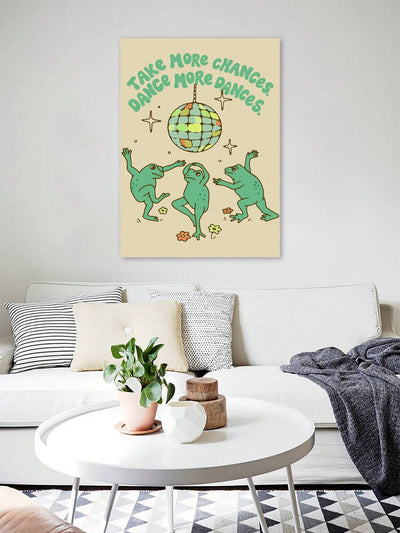 Funky Froggie Disco Poster: A Creative Addition to Your Home or Business Decor