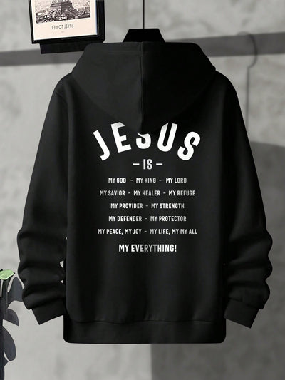 Maximize Your Style with Men's Slogan Graphic Hoodie