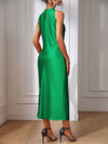 Elegant and Timeless: Classic Solid Color Keyhole Back Dress