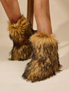 Cozy Chic: Women's Non-Slip Plush Boots with Modern Design