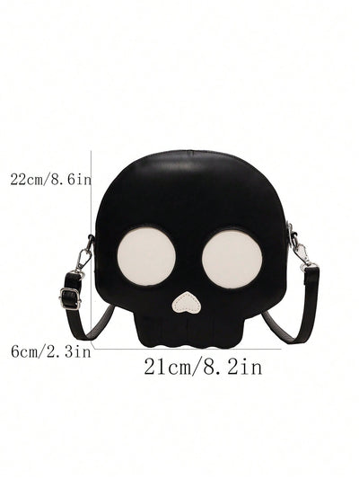 Sweet and Cool Gothic Style Body Bag: Creative Cartoon Backpack for Women