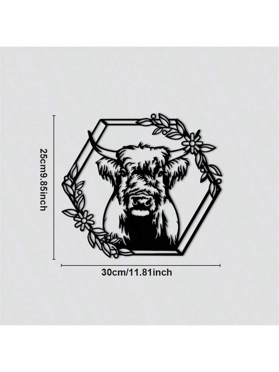 Add a charming touch to your home decor with our Moo-tiful Cow and Flower Metal Wall Art. Crafted with intricate details, this piece showcases the beauty of nature and brings a sense of tranquility to any room. Made from durable metal, it is a long-lasting and stylish addition to your space.