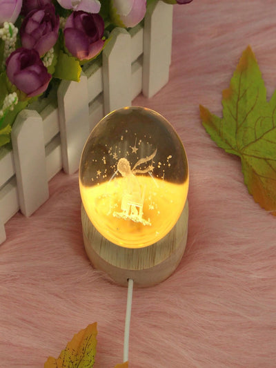 Enchanting Little Prince and the Rose Design Night Light for Home Decor