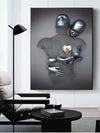 Modern Love Figure Statue Painting for Stylish Home Wall Decor