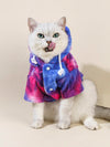 Cozy Tie-Dye Pet Jacket: Keep Your Furry Friends Stylish and Warm This Season!