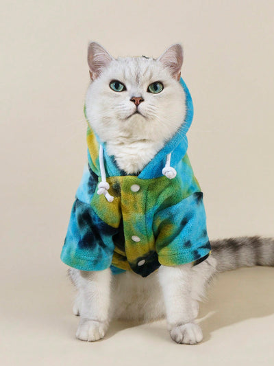 Dress your furry friend in style and warmth this season with our Cozy Tie-Dye Pet Jacket. Made with high-quality material, this jacket will keep your pet cozy and fashionable. Perfect for walks in the park or cuddling indoors. Don't let your pet miss out on the trend, get them their very own tie-dye jacket now.