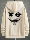 Stay Stylish and Smiling with our Men's Fashionable Casual Hoodie