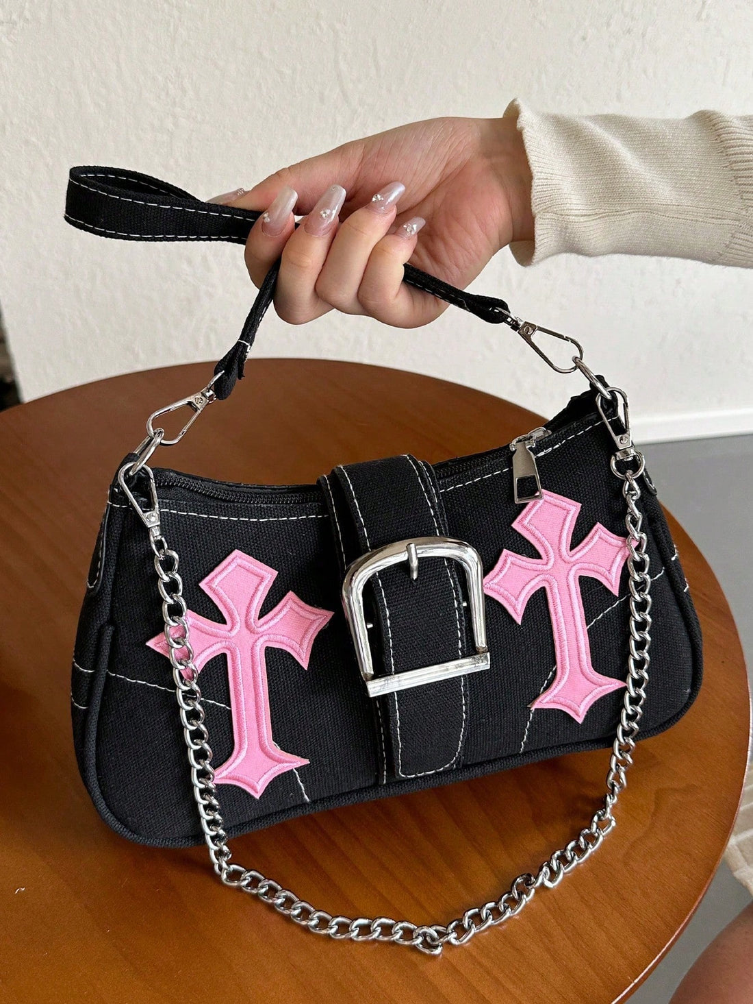 The Starlight Steampunk Shoulder Bag is a trendy and unique design perfect for stylish girls on the go. Its niche design combines fashion with functionality, making it a must-have accessory. Be the coolest girl on the street with this one-of-a-kind shoulder bag.
