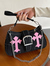 Starlight Steampunk Shoulder Bag: Trendy Niche Design for Cool Girls on the Street