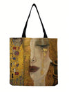 Van Gogh Floral Canvas Tote Bag: Aesthetic Art Handbag for Art Lovers