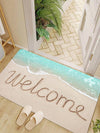 Non-Slip Welcome Mat: Durable and Absorbent Entrance Mat for Indoor and Outdoor Use - Perfect for Living Room, Kitchen, Bedroom, and More!