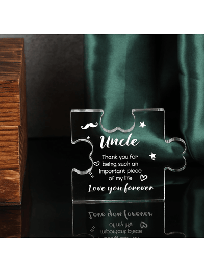 Uncle's Delight: Acrylic Desktop Decorative Ornament - A Unique Gift for Father's Day or Birthday