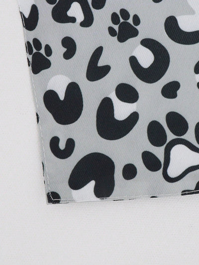 Cute Cartoon Pet Bandana: Keep Your Small Dog Stylish and Clean Indoors and Outdoors!