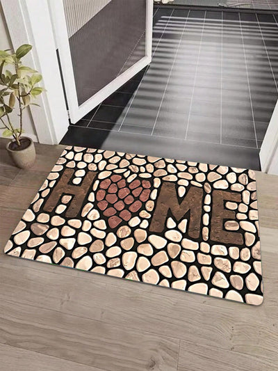 Stay Clean and Stylish with our Waterproof Welcome Door Mat - Perfect for Indoor and Outdoor Use!