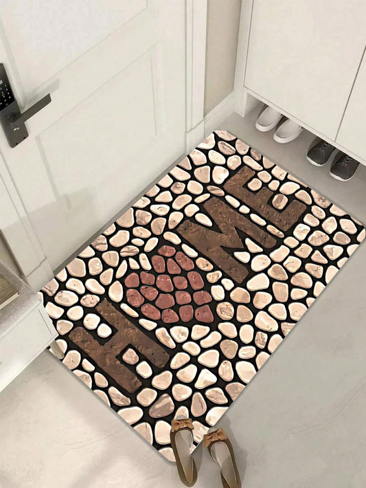 Welcome guests in style with our Waterproof Welcome Door <a href="https://canaryhouze.com/collections/mug" target="_blank" rel="noopener">Mat</a>! Perfect for both indoor and outdoor use, this mat keeps your floors clean while adding a touch of style to your home. With its waterproof design, it's perfect for any weather, making it a must-have for every home.