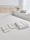 Bohemian Bliss 3-Piece Khaki Bedding Set: Duvet Cover with Pom Poms and Tassels