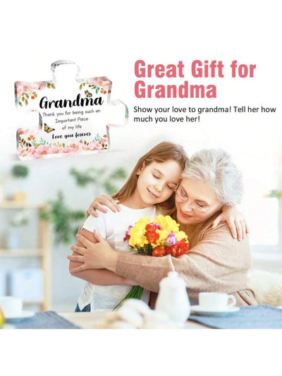 Unique Acrylic Puzzle Gift: Exquisite Present for Grandma - Creative Christmas, Thanksgiving, Birthday Surprise for Grandma