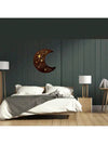 Retro Crafted Moon and Star LED Wall Decor Light: Enhance Your Living Space with Warm White Light Effect