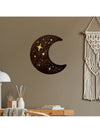 Retro Crafted Moon and Star LED Wall Decor Light: Enhance Your Living Space with Warm White Light Effect