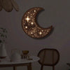 Retro Crafted Moon and Star LED Wall Decor Light: Enhance Your Living Space with Warm White Light Effect