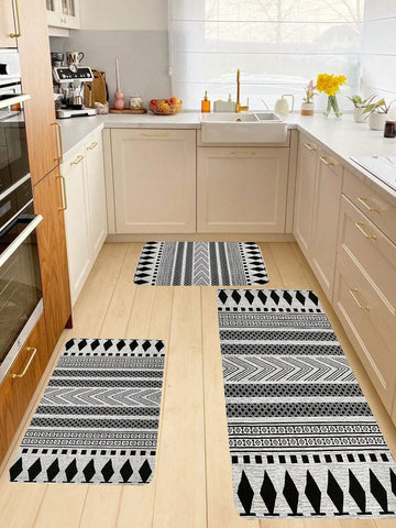 Moroccan Magic: Non-Slip Kitchen Floor Mat for Elegant Home Decor