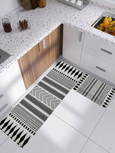 Moroccan Magic: Non-Slip Kitchen Floor Mat for Elegant Home Decor