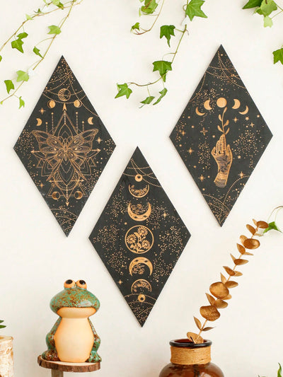 Mystical Moon Phases Wall Decor - Bring Boho Chic to Your Home