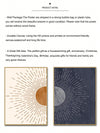 Dreamy Celestial Duo: Moon & Sun Mid-Century Bohemian Art Prints for Modern Home Decor