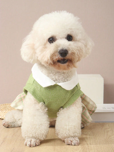 Style Sweater Dress: Cute and Comfortable Pet Clothes for Cats and Small Dogs - Perfect for All Seasons