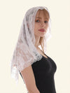 Rose Garden Elegance: Women's Embroidered Floral Wedding Veil