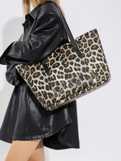 Vintage Leopard Print 3-Piece Bag Set: Stylish Solutions for Every Occasion