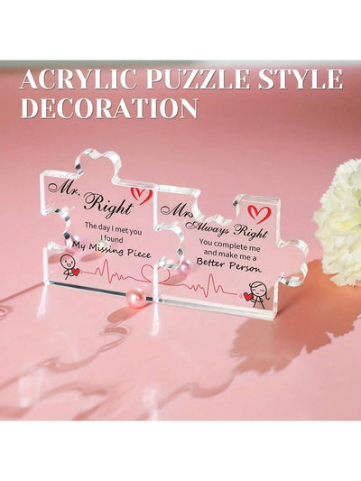 Irregular Jigsaw Acrylic Decorative Plaque: Perfect Gift for All Occasions