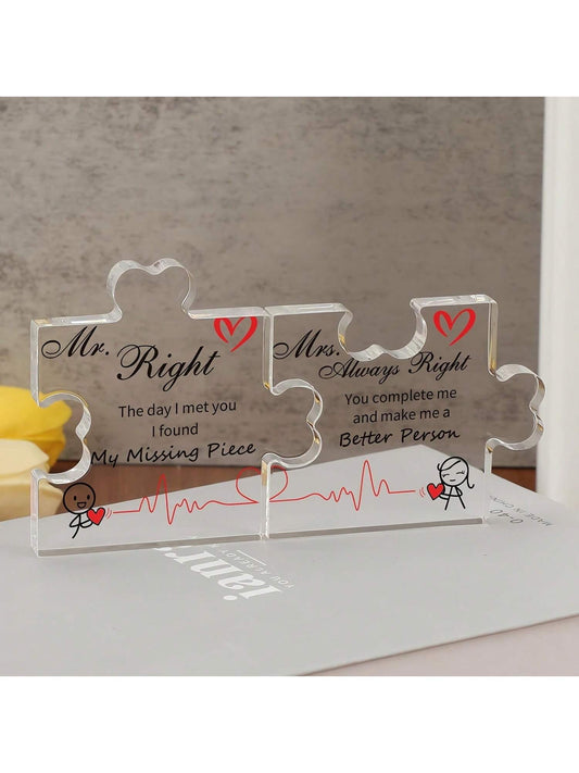 This Irregular Jigsaw Acrylic Decorative Plaque is the <a href="https://canaryhouze.com/collections/acrylic-plaque" target="_blank" rel="noopener">perfect gift</a> for any occasion. Its unique shape and design add a touch of modern elegance to any space. Made of high-quality acrylic, it is durable and long-lasting. Treat your loved ones with this exquisite piece that will surely impress.