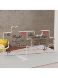 This Irregular Jigsaw Acrylic Decorative Plaque is the <a href=