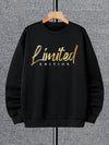 Trendy Letter Graphic Sweatshirt for Men - Style Meets Comfort