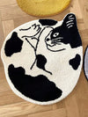 Soft and Stylish Cat Patterned Rug for Any Room Decor