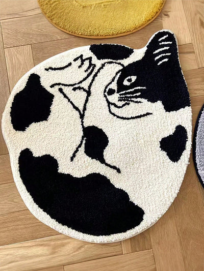 Soft and Stylish Cat Patterned Rug for Any Room Decor