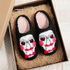 Joker Face Plush Slippers: Spooky Comfort for Halloween at Home