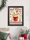 Celebrate the Season with this Christmas Hot Cocoa Decorative Poster - Kitchen Wall Art Decor