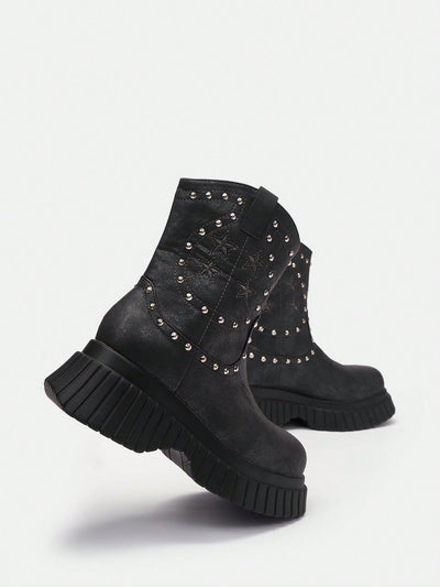 Step Up Your Style with Women's Wedge Heel Platform Boots