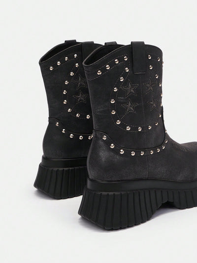 Step Up Your Style with Women's Wedge Heel Platform Boots