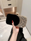 Sparkling Moonlit Eve Clutch: Elegant Rhinestone-Embellished Evening Bag for Formal Occasions