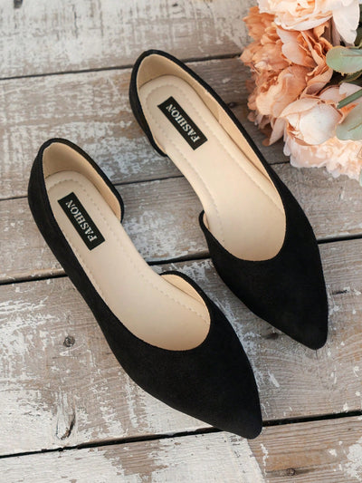 Chic and Charming: Women's Pointed Toe Slip-On Flats for Work, Party, Shopping, and School